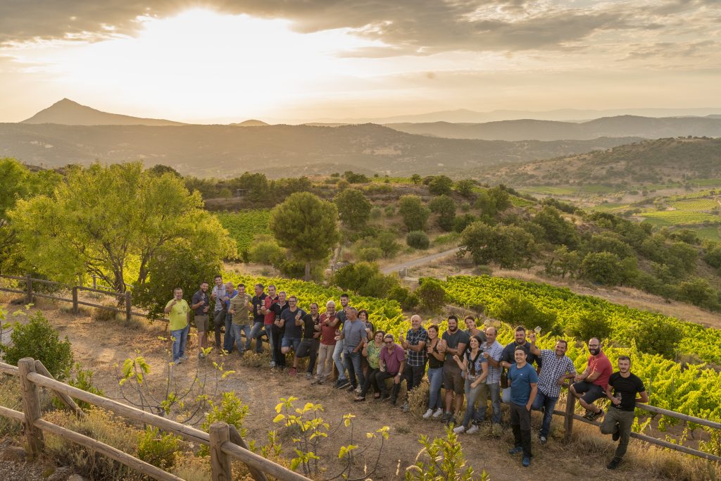 Foto di gruppo di produttori di mamoiada