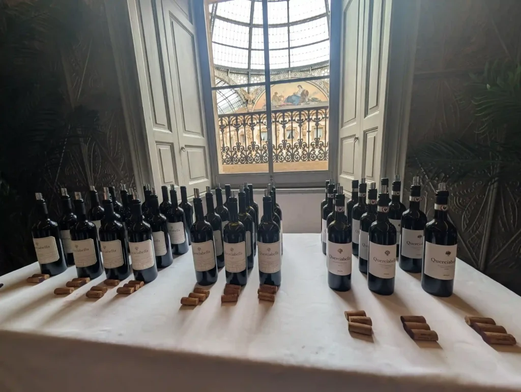 Degustazione delle annate storiche e della nuova Querciabella Gran Selezione 2021 da Cracco